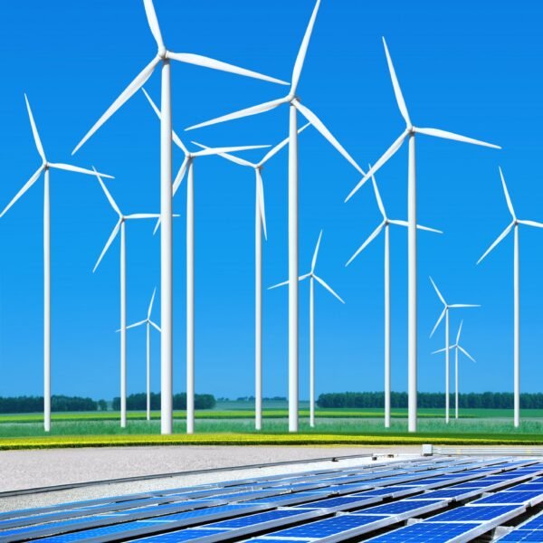 shutterstock_61736437[1] - Renewable Energy - Windfarm & Soalr Panels